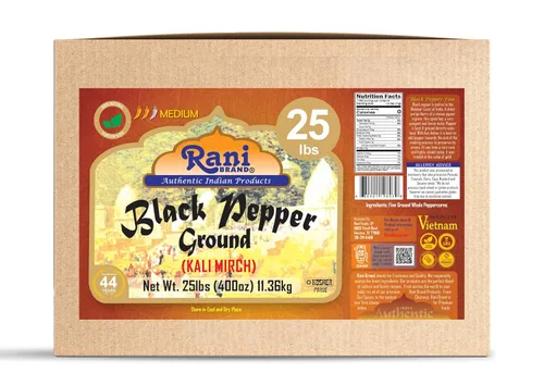 Miniatura 6 de Rani - Polvo fino de pimienta negra de 80 malla, 400 onzas, caja a granel de 25.0 lbs ~ Todo natural Vegano Apto para gluten Sin OMG Kosher