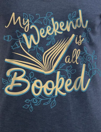 Miniatura 11 de My Weekend is All Booked - Camiseta con cuello en V para mujer