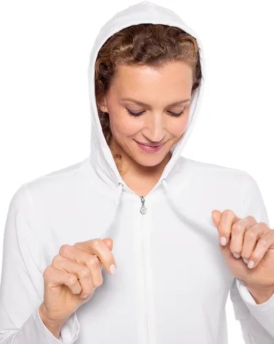 Miniatura 51 de Sudadera con capucha para la costa, de Coolibar, para mujer, UPF 50+, protege del sol