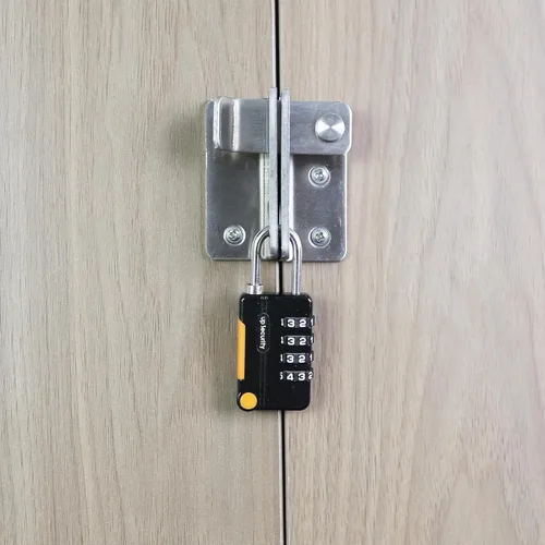 Miniatura 4 de Cerradura de casillero de gimnasio, cerradura de combinación pequeña para casillero, candado de combinación, candado combinado con código