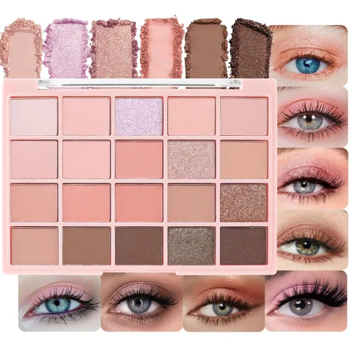 Miniatura 13 de CAKAILA Paleta de sombra de ojos mate de 10 colores, color gris y gris topo, paleta de sombra de ojos neutra, paleta de maquillaje de larga