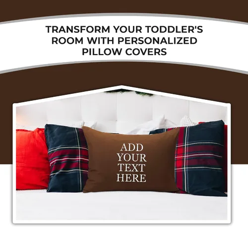 Miniatura 5 de Fundas de almohada personalizadas para niños pequeños de 13 x 18 pulgadas, funda de almohada de microfibra cepillada súper suave y acogedora