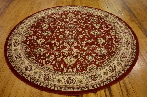 Miniatura 76 de Unique Loom Colección Sialk Hill - Alfombra de área Washington (3 pies 3 pulgadas x 5 pies 3 pulgadas, rectángulo, burdeos/crema)