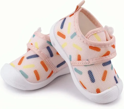 Miniatura 7 de WILLFUN Toddler Squeaky Shoes Baby Boy Girl First-Walking Sneakers Infant Soft Sole Little Kid Trainers for 0-3-Year-old First Walkers