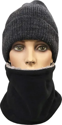 Miniatura 4 de N'Ice Caps Pasamontañas de invierno con forro polar para niños