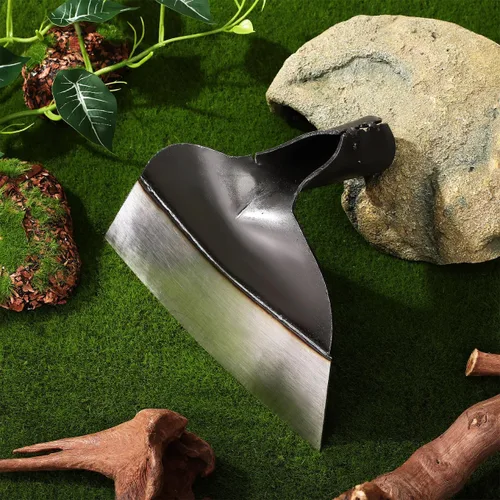 Miniatura 8 de Happyyami Cabezal de azada de jardín de repuesto, herramienta de deshierbe de mano de acero, azada agrícola resistente para excavar, aflojar