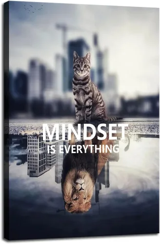 Miniatura 11 de Lienzo inspirador para pared, póster inspirador de águila animal, emprendedor, cita positiva, ilustración, decoración de oficina, marco de regalo