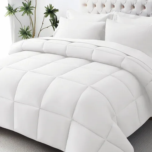 Miniatura 56 de JOLLYVOGUE Juego de edredón individual XL, cama ultrasuave en una bolsa, tamaño individual XL, 5 piezas, juego de ropa de cama certificado Oeko-TEX