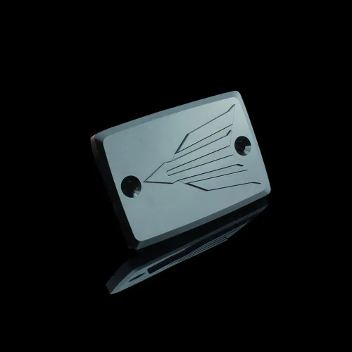 Miniatura 2 de Tapa de aceite para depósito de líquido de frenos delanteros CNC, compatible con MT-09 MT-07 2014-2015, FZ1 FZ1S 2006-2014, FZ6 2006-2010, FZ8 Negro