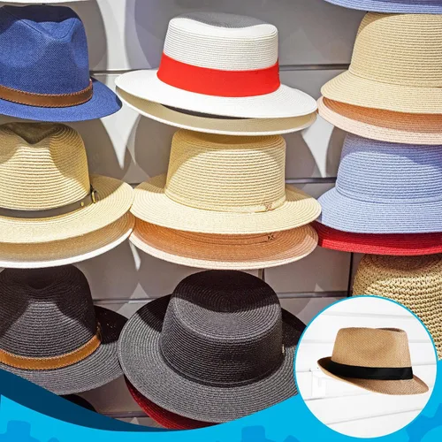 Miniatura 6 de Kigley 6 piezas de soporte de pared para sombreros, estante de metal para casco, estante de exhibición de tienda minorista, accesorios de pared