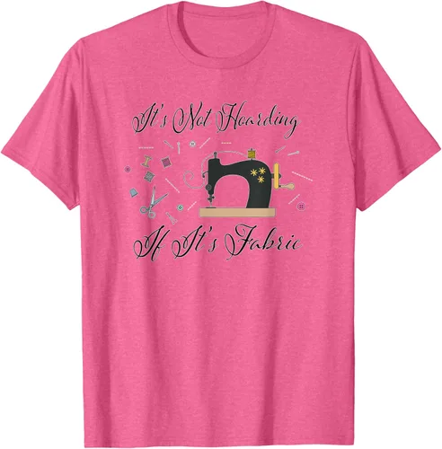 Miniatura 44 de It's Not Hoarding If Its - Camiseta de costura para acolchado, Blanco, S