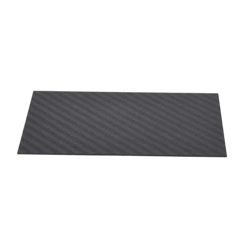 Miniatura 5 de Hoja de placa de fibra de carbono 3K 125MM X 75MM X 1MM Tablero de fibra de carbono puro para RC Drone Quadcopter RC Car DIY