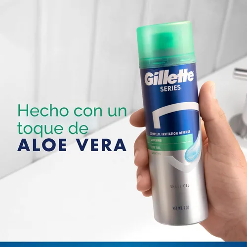 Miniatura 3 de Gillette Series 3X Action Gel de Afeitado, Sensible, Paquete Doble, 7 oz (Paquete de 2)