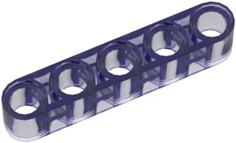 Miniatura 3 de Gobricks GDS-664 - Viga técnica de 1 x 5 de grosor, 50 piezas compatibles con Lego 32316 piezas de bricolaje y componentes MOC para las principales