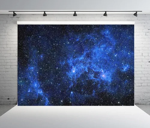 Miniatura 8 de BELECO Fondo de Tela de Galaxia de 5x3 pies Telón de Fondo de Cielo Nocturno Estrellado Telones de Fondo de Estrellas Espacio Galaxia Cumpleaños