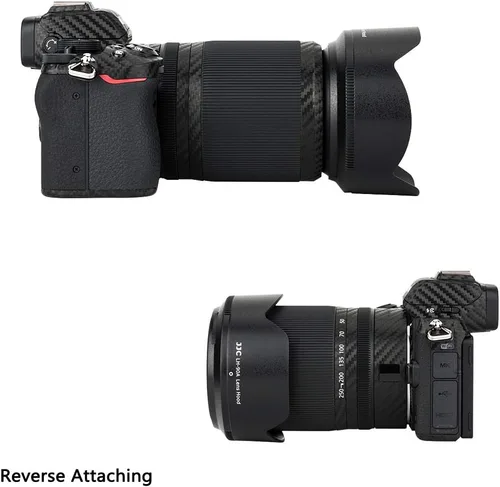 Miniatura 4 de JJC Parasol de metal atornillado para Nikon NIKKOR Z 1.575 in f/2 y lente NIKKOR Z 1.102 in f/2.8 en Nikon Z30 Z50 Z fc Z6 Z7, compatible con filtro