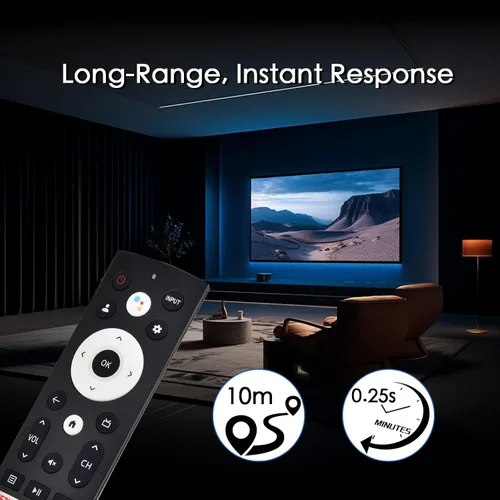 Miniatura 6 de Reemplazo para control remoto Hisense TV, control de voz compatible con Hisense QLED UHD Mini-LED ULED Smart Google TVs