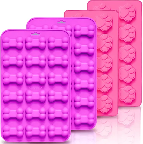 Miniatura 10 de Anaeat Molde cuadrado de silicona para dulces de 126 cavidades, paquete de 2 mini moldes de silicona antiadherente para caramelos caseros, gelatina