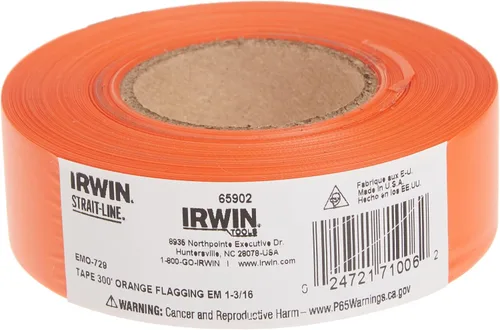 Miniatura 4 de IRWIN Tools Strait-LINE - Cinta para marcar, 300 pies, naranja (65902) (paquete de 2)