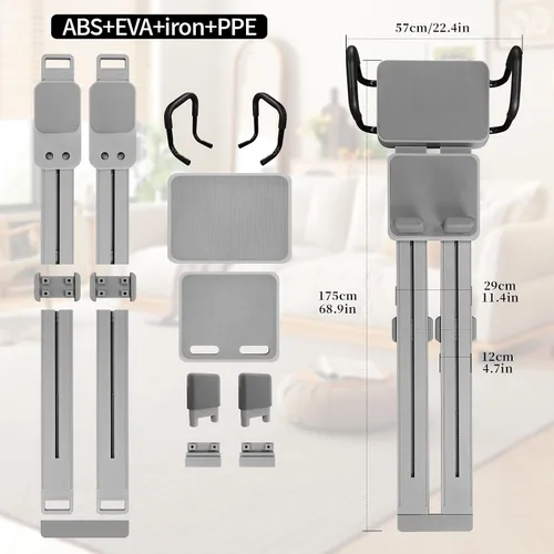 Miniatura 6 de Reformer de pilates plegable para el hogar 2025 Reformador de yoga: Máquina modular todo en uno para pilates, máquina de esquí y entrenamiento
