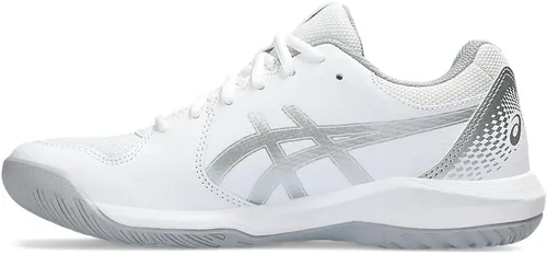 Miniatura 4 de ASICS - Zapatos de tenis Gel-Dedicate 8 para mujer, 7, blancoplata pura