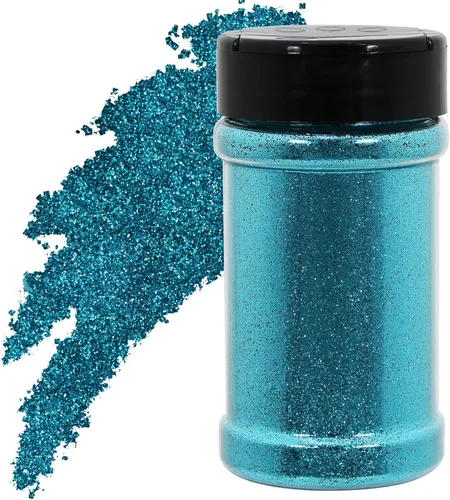 Miniatura 38 de TORC Purpurina fina roja de 1 libra y 16 onzas de purpurina en polvo para vasos, resina para manualidades, slime, cosméticos, pintura de uñas, Rojo