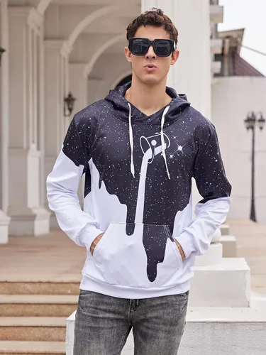 Miniatura 3 de Goodstoworld Sudadera con capucha unisex con estampado 3D y bolsillos para hombre y mujer