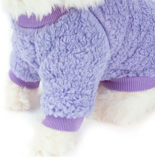 Miniatura 4 de Suéteres para perros, ropa, abrigo para perros pequeños, niño o niña, gato, cachorro, abrigo, sudaderas suaves, cálidas y esponjosas, chaqueta