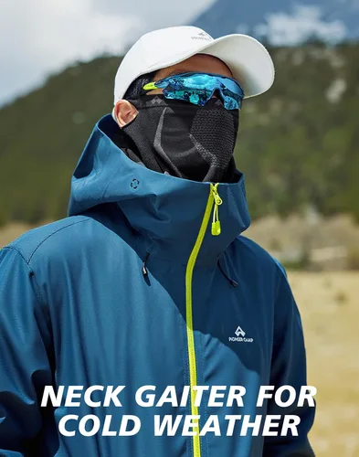 Miniatura 5 de Pioneer Camp Calentador de Cuello de Invierno para Hombre Gator Resistente al Viento con Lazos para las Orejas Máscara Facial Sin Costuras