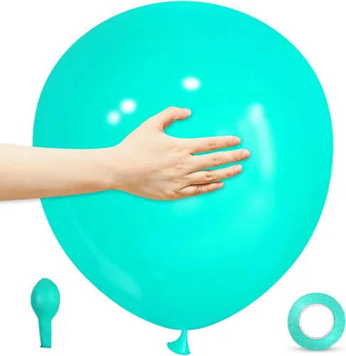 Miniatura 26 de Globos desnudos 18 pulgadas 12 unidades, globos grandes de látex redondos de helio para fiesta de cumpleaños, baby shower, boda, aniversario