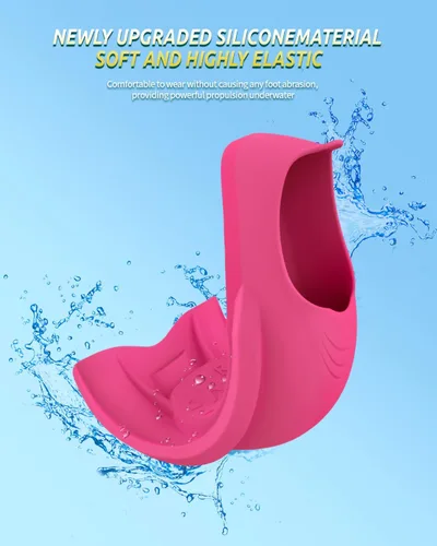 Miniatura 4 de WSTOO - Aletas cortas de entrenamiento aerodinámicas, aletas de natación de silicona para adultos y jóvenes (hombres y mujeres), ideales para nadar