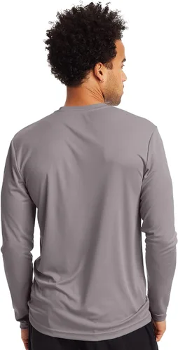 Miniatura 3 de Hanes Men's Long-Sleeve Pack, Cool Dri Moisture-Wicking T-Shirts, Performance Tee, 2-Pack