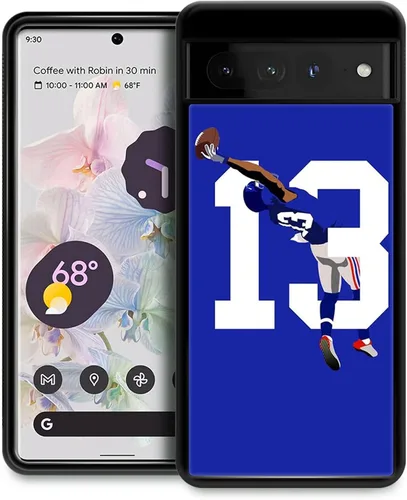 Miniatura 13 de CARLOCA Funda compatible con iPhone 12 Pro, 13 fundas Odell Catch Football para iPhone 12 para niñas y niños, diseño gráfico, a prueba de golpes