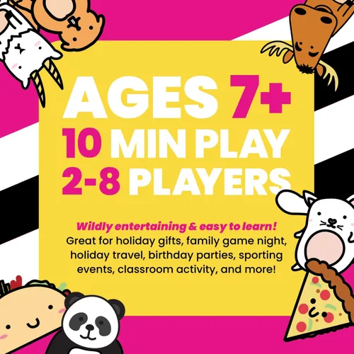 Miniatura 3 de Taco Cat Goat Cheese Pizza Edición Ridículamente Grande Edición Ultra Divertida Juego de Cartas Sobredimensionado para Noche de Juegos Familiares