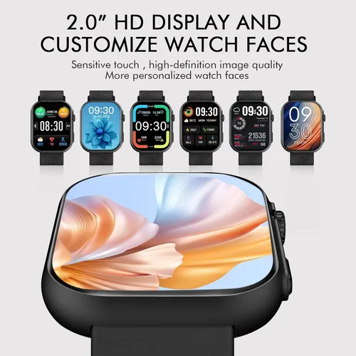 Miniatura 3 de PJYUBVOR Reloj Inteligente para Hombres y Mujeres (Contestar/Hacer Llamadas), Rastreador de Fitness de 2.0" con Más de 100 Modos Deportivos, Monitor