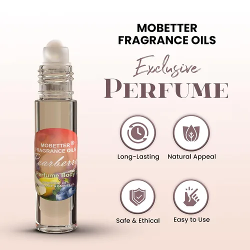 Miniatura 2 de MOBETTER FRAGRANCE OILS Perfume Pearberry Aceite Corporal Rollo 1/3 oz en Botella de Vidrio