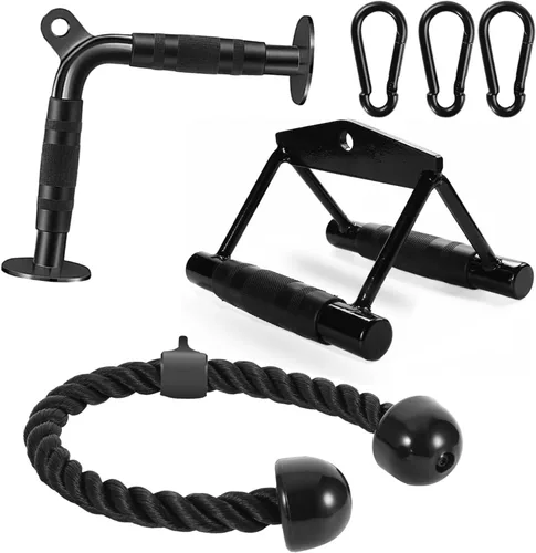 Miniatura 8 de Solid Cable Machine Attachment, Cable Attachments for Gym, Gym Cable Attachments, Cable Machine Attachments Set
