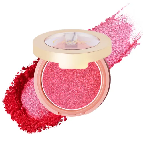 Miniatura 16 de Oulac Polvo de maquillaje de rubor marrón ciruela, mezcla de rubor en crema de color rico, piel bronceada mate natural, vegano y libre de crueldad