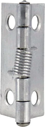 Miniatura 3 de MY MIRONEY Paquete de 10 bisagras de resorte de cierre automático de 1.5 pulgadas, bisagras de resorte con tornillos, accesorios de bricolaje