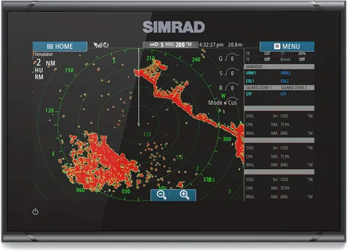 Miniatura 5 de Simrad GO9 XSE - plotter (sin transductor) con tarjeta de diagrama C-MAP Discover,000-13210-002