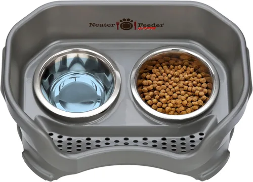 Miniatura 9 de Neater Feeder Deluxe - Tazones elevados para gatos a prueba de desorden para todas las razas, fabricados en Estados Unidos, cuencos elevados sin