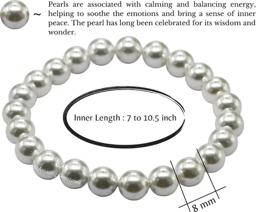 Miniatura 798 de Amazing Gemstone Crystal Bracelet for Women Men's Gifts - Protection Healing Crystal Bracelet - 8mm Gemstone Beaded Stretchable Bracelet Pulseras