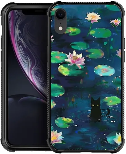 Miniatura 27 de DJSOK Funda compatible con iPhone XR, H American Eagle Flag con cuatro esquinas, protección a prueba de golpes, TPU suave y patrón de policarbonato