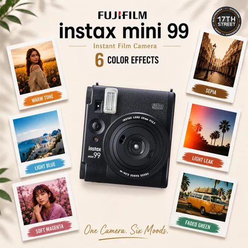 Miniatura 4 de Fujifilm Instax Mini 99 - Cámara de película instantánea con estuche para cámara Instax Mini 99, álbum de fotos (108 unidades) Paquete de 2