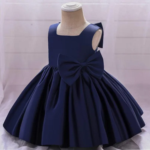 Miniatura 3 de Vestido sin mangas con diseño de flores para niña, vestido de novia de princesa con diseño de flores para niños pequeños y bebés