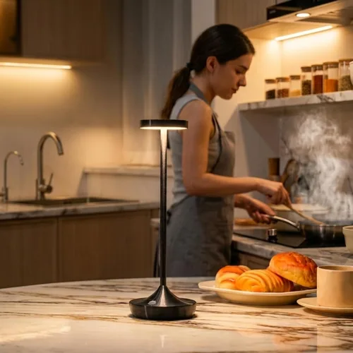 Miniatura 7 de Lámpara de mesa inalámbrica recargable - Luz de mesa LED operada con batería de 6000mAh - Lámparas de mesa portátiles táctiles regulables
