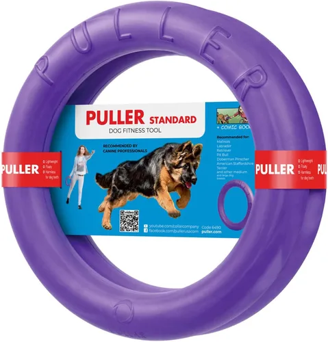 Miniatura 9 de Juguetes de anillo para perros Puller para exteriores - Juguete de buscar para perros y juguete de tira y afloja para perros pequeños, medianos