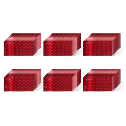 Miniatura 106 de Cinta reflectante blanca de 4 pulgadas, adhesivo de seguridad de advertencia impermeable para exteriores (10 pies)