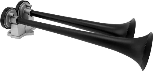 Miniatura 2 de Vixen Horns Kit de bocina de tren para camiones/coche/motocicleta. Sistema completo con compresor de aire dual, 2 trompetas. dB súper fuerte. Se