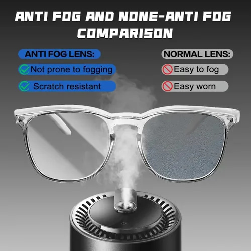 Miniatura 3 de Ansi Z87.1 Clear Safety Glasses With Side Shields Anti Fog Scratch Resistant Stylish Eye Protection For Men